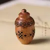 Botella de Sachet Auspicioso Tallada DIY Gui Bao con Exquisita Textura de Nube, Diseño Hueco, Accesorio Giratorio y Abrible para Pastillas de Incienso