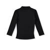 Camisa de Base Feminina Estilo Retrô Americano, Gola Alta Meia-Manga para Outono, Estilo Leve e Maduro, Peça de Roupa Externa Ajustada, Top Camiseta de Cor Lisa