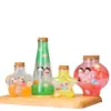 Botella de Corcho de Plástico, Botella Oceánica, Botella de los Deseos, Botella del Cielo Estrellado, Botella de Estrellas, Botella de Deriva de Barro de Cristal de Nebulosa, Botella Vacía Grande de Perlas de Burbujas