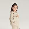 Otoño e Invierno 2024 Nuevo Traje Cálido Holgado Pudín Haru Girls Otoño Chaqueta con Capucha Pantalones Casuales Conjunto de Dos Piezas