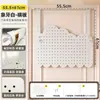 Estante de Almacenamiento con Tablero Perforado, Tablero Perforado de Hierro Estilo Dopamina Sin Taladrar, Estante de Almacenamiento Grande de Capacidad DIY Sobre la Puerta