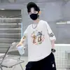 Camisetas Infantis de Algodão de Manga Curta para Revenda 2026 Populares Desenho Animado Tops de Desenho Animado para Meninos de 8 a 12 Anos Verão Tops de Meia Manga