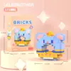 Boneca Desenho Animado Donut Blocos de Montar Urso Morango Montagem Brinquedos Educativos Infantis Presentes de Celebridade da Internet Atacado Dropshipping