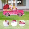 Srzkb3162 Decoración de Patio para el Día de San Valentín de Amazon Inserto de Tablero Hueco Césped Fiesta Festiva de Jardín Inserto