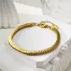Nova Pulseira de Aço Titânio da Moda para Mulheres, Joia de Mão de Luxo Leve, Pulseiras de Casal Coreanas de Alta Qualidade, Coleção de Pulseiras Femininas