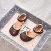Sapatos de Couro Femininos Estilo Coreano 2026 Novo Primavera e Outono Pequenos Estilo Chanel Estilo Princesa Sapatos Infantis de Solado Macio Sapatos Mary Jane Femininos