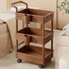 Carro Especializado para Salón de Belleza, Carrito de Mano Multicapa Móvil para Salón de Peluquería de Uso Doméstico, Estante Multifuncional para Almacenamiento de Instrumentos