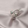 Moda Europea y Americana Lujo Accesible Anillo con Forma de Serpiente Diseño Nicho para Mujer Moda de Alta Gama Personalizado Anillo para Dedo Índice Abertura Ajustable