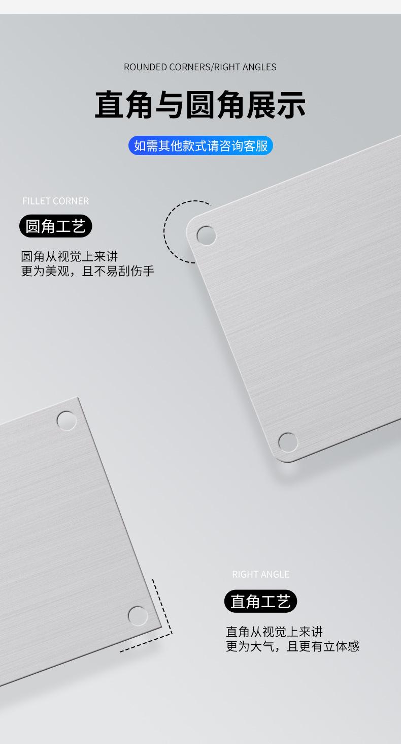 圆角和直角对比展示