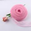 Fábrica atacado net Red Pearl Crystal fishtail fio Snow yarn ribbon buquê de flores caixa de presente embalagem fita
