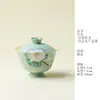 Diseño de Peonía Pintado a Mano, Exquisito Tazón de Té Estilo Chino, Taza de Té Resistente al Calor, Nuevo Recipiente de Té Estilo Chino