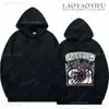 Hoodie Cross-Border Aliexpress 2025 Novo Modelo Grito de Medo Dupla Face Unissex Manga Longa Tamanho PP