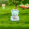 Figuritas Miniatura de Simulación Lazo Oso Accesorios de Resina DIY Pegamento de Crema Funda de Teléfono Accesorios para Pinza de Pelo Llavero