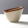 Kaiba Vajilla de Melamina Restaurante de Hot Pot Plato Especial Bol Inclinado Comercial Imitación Porcelana Retro Cubo para Verduras Lechuga Vegetariano