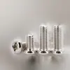 Tornillos de acero al carbono con cabeza de cruz PM, tornillos para máquina de cola plana niquelados m5m1m6, tornillos microelectrónicos m1.2m1.4m2m3m4