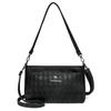 Bolsa de ombro transfronteiriça nova, moda feminina de meia-idade, temperamento versátil, couro macio, grande capacidade, bolsa transversal multicamadas, atacado