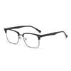 59 Gafas de Cejas Estilo Negocio con Montura Grande para Hombres con Caras Grandes, Gafas Graduadas Tr90 con Protección contra Luz Azul, Monturas de Gafas sin Graduación