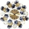 Relógio de Parede Criativo Folha de Ginkgo Estilo Europeu Luxo Leve Relógio Sala de Estar Estilo Americano Simples Decoração de Casa Arte Relógio de Parede