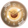 [10 pulgadas 25 cm] reloj de tiempo automático de lujo ligero para el hogar, sala de estar, dormitorio, reloj silencioso, reloj de pared