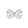 Pendientes de Lazo de Aleación de Titanio F136 para Mujer, Tachuelas de Labio, Tachuelas de Cartílago, Joyería Simple para Piercing con Rosca Interna