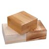 Caja de almacenamiento con tapa color madera natural Caja de colección Wenwan para joyas Caja de regalo de boda Caja de madera cuadrada simple