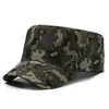 Chapéu de Camuflagem com Aba Reta para Homens, Chapéu de Treinamento Militar, Chapéu para Caminhada ao Ar Livre, Chapéu de Trabalho Versátil com Proteção Solar e Sombra, Em Estoque