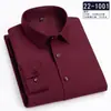 Camisas de Lana para Hombre, Camisas de Alta Gama, Nuevas Camisas de Negocios de Color Sólido, Sensación de Lujo Ligero y Alta Gama, Venta al por Mayor de Fábrica