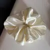 Elástico de Cabelo Versátil Novo de Cetim Floral Nova Moda Acessório de Cabelo de Alto Padrão Estampa Pequena Ornamento de Cabelo Estiloso Estilo Coreano