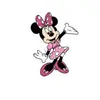 50 Piezas de Pegatinas de Dibujos Animados de Mickey y Minnie, Lindas Pegatinas Impermeables de Mickey Mouse para Maletas, Cuadernos, Refrigeradores, Pegatinas para Niños