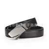 Cinturón para Hombre Casual de Negocios Doble Línea Hebilla Automática Cinturón Hebilla de Hierro Láser Cinturón para Pantalones Suministro Transfronterizo
