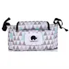 2018 Nuevo color coreano bolsa colgante para cochecito de bebé mamá artículos varios bolsa de almacenamiento multifuncional para madre e hijo