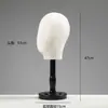 Suporte de Exibição de Chapéu Rack de Chapéu de Mesa Suporte de Chapéu Suporte de Chapéu Cabeça Mannequin Coberta de Tecido Adereços Exibição Armazenamento Suporte de Exibição Cabeça de Mannequin para Perucas