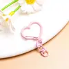 Ins Chaveiro de Coração com Pintura Eletrostática Acessórios para Joias DIY em Formato de Coração Bolsa DIY Contas Perler Fivela Pendente Atacado