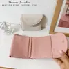 Billetera Pequeña Transfronteriza, Monedero Mini Semicircular de Color Sólido, Sensación Simple y de Alta Gama, Cartera con Ranuras para Múltiples Tarjetas, Al por Mayor en Stock