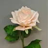 Flores artificiais com toque luxuoso, hidratantes, buquê de rosas de haste única, decoração de casa, arranjo floral de alta qualidade, decoração de casamento