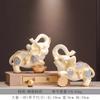 Adornos de elefante auspiciosos al por mayor, un par de regalos de apertura, sala de estar, porche, TV, gabinete de vinos, decoraciones artesanales de oficina