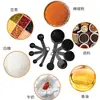 Juego de Tazas y Cucharas Medidoras de Plástico del Fabricante con Escala Juego de 5 Piezas Herramienta de Cocina para Hornear Juego de Diez Piezas Cuchara Medidora Cuchara Medidora