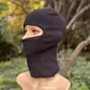 Gorro Cortavientos de Ciclismo Invierno Exterior Enmascarado Sombrero Frío para Hombres y Mujeres Gorro Cálido Agujero Único Agujero Doble