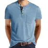 Camiseta Táctical Henry de Manga Corta con Cuello Redondo para Hombre de Exterior Amazon Camisa Poio Casual Clásica Europea y Americana para Hombre