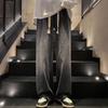 Pantalones Casuales Americanos de Calle para Hombre en Primavera y Otoño, Jeans Lavados, Piernas Rectas Sueltas, Modernos, Pantalones de Pierna Ancha Versátiles, Modernos