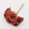 Fábrica de atacado simulação pequena rosa flor de seda simulação flor artificial flor faça você mesmo buquê de flores bola sala de estar flor decorativa combinar