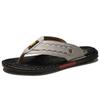 Novas sandálias de dedo masculinas 2023 sandálias casuais de couro masculinas sapatos de praia sandálias de couro bovino tamanho grande Cruz
