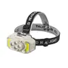 Linterna frontal explosiva luz fuerte lámpara de trabajo recargable LED superbrillante montada en la cabeza iluminación especial para pesca nocturna linterna frontal de trabajo