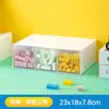 Bainabang Caja de Clasificación de Piezas para Primeros Bloques de Construcción Estante de Acabado Lego Juguete Partículas Pequeñas y Micro Caja de Almacenamiento Transparente