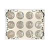 Unhas artísticas papel folha de ouro e prata conjunto completo ouro platina bronze pôr do sol açafrão prata cor de folha de estanho de acordo com os requisitos de conjunto misto