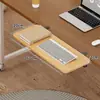 Tablero de Extensión para Escritorio Plegable Gadget para Escritorio de Oficina Expansión Lateral Alargamiento Ensanchamiento Brazo de Soporte Bandeja para Teclado