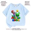 Camiseta infantil Super Mary Mario, ropa de manga corta para niños, camiseta de verano de media manga para niños.