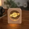 Luz de Noche de Cristal Souvenir Creativo de Cristal Adornos de Escritorio Lámpara de Mesita de Noche Puesto de Manualidades Regalos para Estudiantes y Maestros