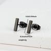 Nuevos Pendientes de Moda Personalizados de Acero Inoxidable Pendientes de Araña de Halloween Pendientes Geométricos Versátiles de Molécula Corazón