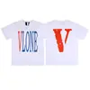 Camiseta Suelta de Manga Corta Vlone Fog Edición Limitada Dragón Chino Estilo Hiroshi Fujiwara Marca de Moda para Hombre